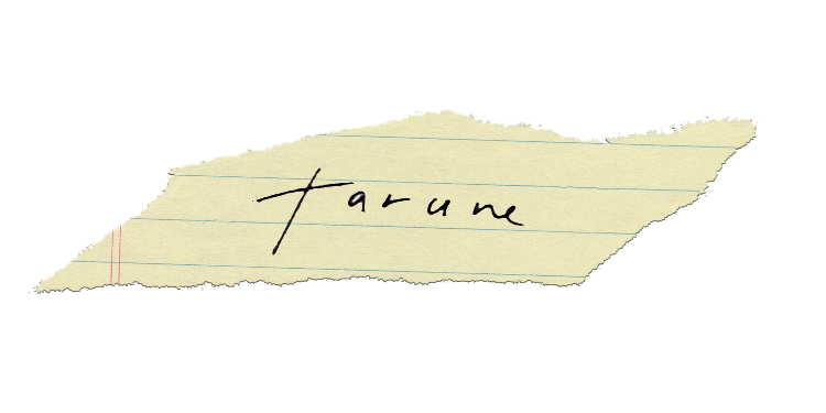 a piece of paper with the word tauru written on it