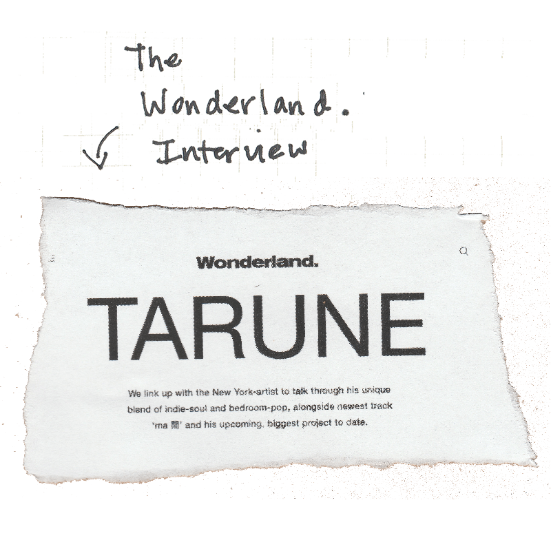 the wonderland b interview - tarane